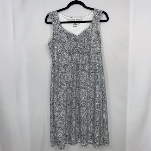 Prana Dresses & Skirts - Prana Womens Viana Knit Dress Gray V Neck Size Medium